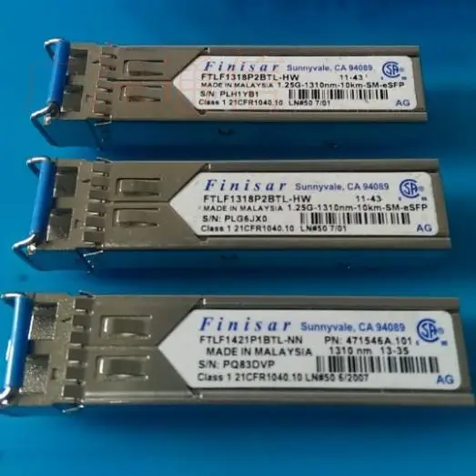 

Finisar FTLF1318P2BTL-HW 1.25G-1310nm-10km-SM-eSFP