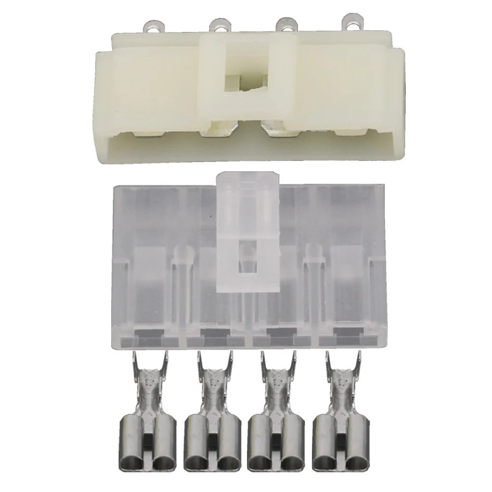 4 פינים רכב מחבר מסוף מקרה יצוק תקע אביב DJ70415-6.3-10/21 4 P מחבר