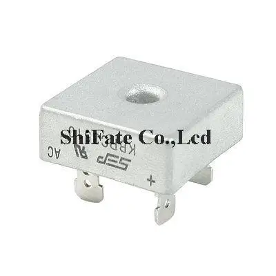 KBPC35-10 1KV 35Amp Silver Tone Metal Case Single Phase Bridge Rectifier-