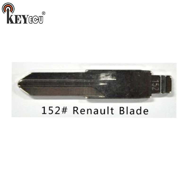 

KEYECU 25x KEYDIY Universal Remotes Flip Key Blade 152# for Renault