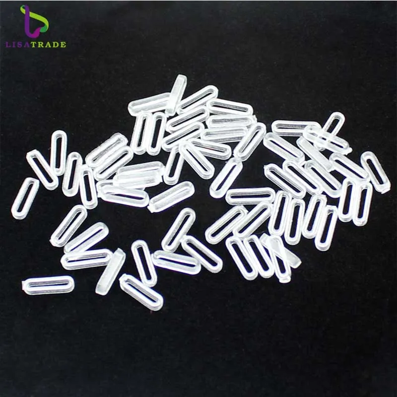 

100pcs Rubber Stopper 8mm/10mm Fit charms Wristband Bracelet, Can stop slide letter & slide charms for DIY jewelry LSDA04