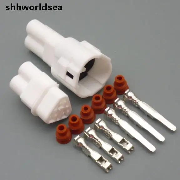 

shhworldsea 5/30/100sets kit 2.0mm 3pin 3p male female connectors 6187-3231 6180-3241