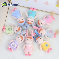 Metoo Doll Stuffed Toys Plush Animals Soft Baby Kids Toys for Girls Boys Kawaii Mini Angela Rabbit Pendant Keychain