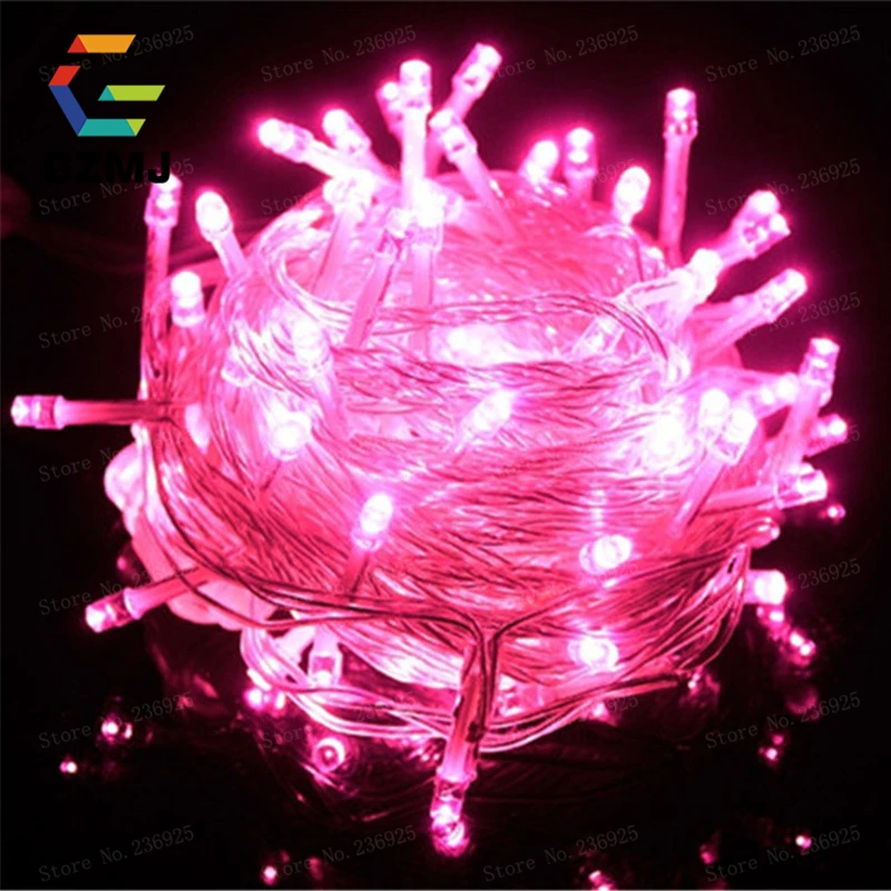 50M 400 LED String Fairy Light AC220V impermeabile esterno colorato Led natale luce di natale per matrimonio festa di natale