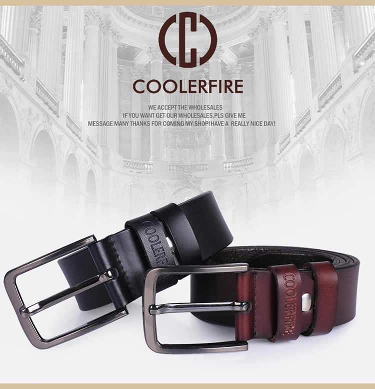 High Quality Genuine Leather Belt Luxury Designer Belts Men Belts For Men Cowskin Fashion Vintage Pin Buckle For Jeans
