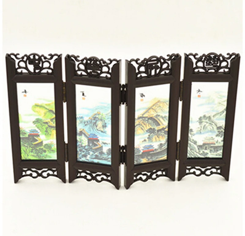 Multi-pattern Antique Small Screen Chinese Style Mask  Ornaments Features Crafts Tourism Souvenirs Gift  Home Decoration