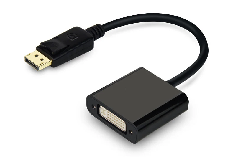 DisplayPort Male to DVI Female Passive Adapter Converter,Black- DP to DVI - PC 1920 x 1200 / HDTV 1080p@60fps