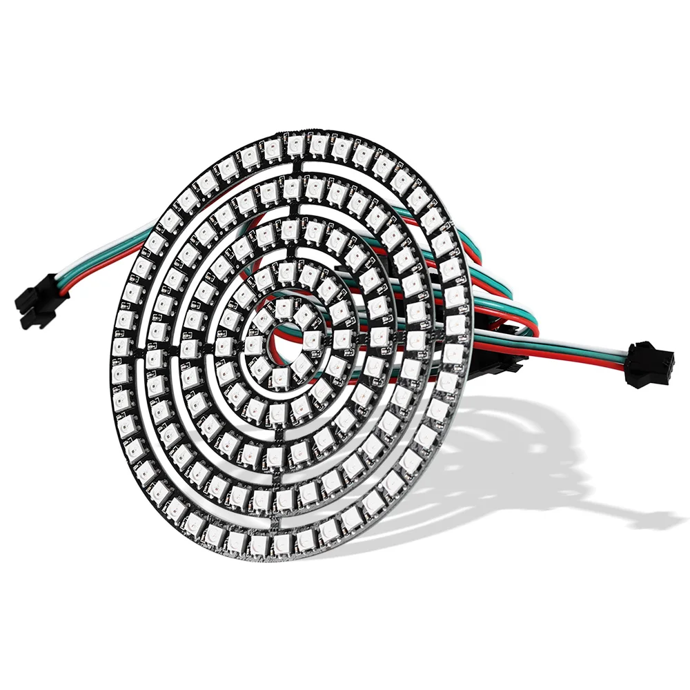 

1PCS Pixel RGB LED Ring 1Bit 8Bit 16Bit 24Bit 35Bit 45Bit WS2812 5050 RGB LED Module Full-color actuate lights