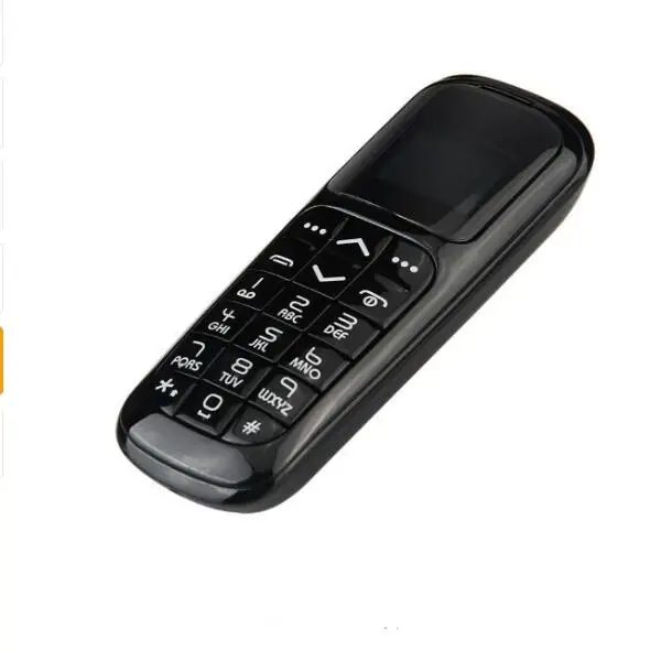 V2 Quad Band Bluetooth Dialer Mini Mobile Phone 0.66 Inch Single SIM Card FM Radio Cell Phone(Not Support Memory Card)