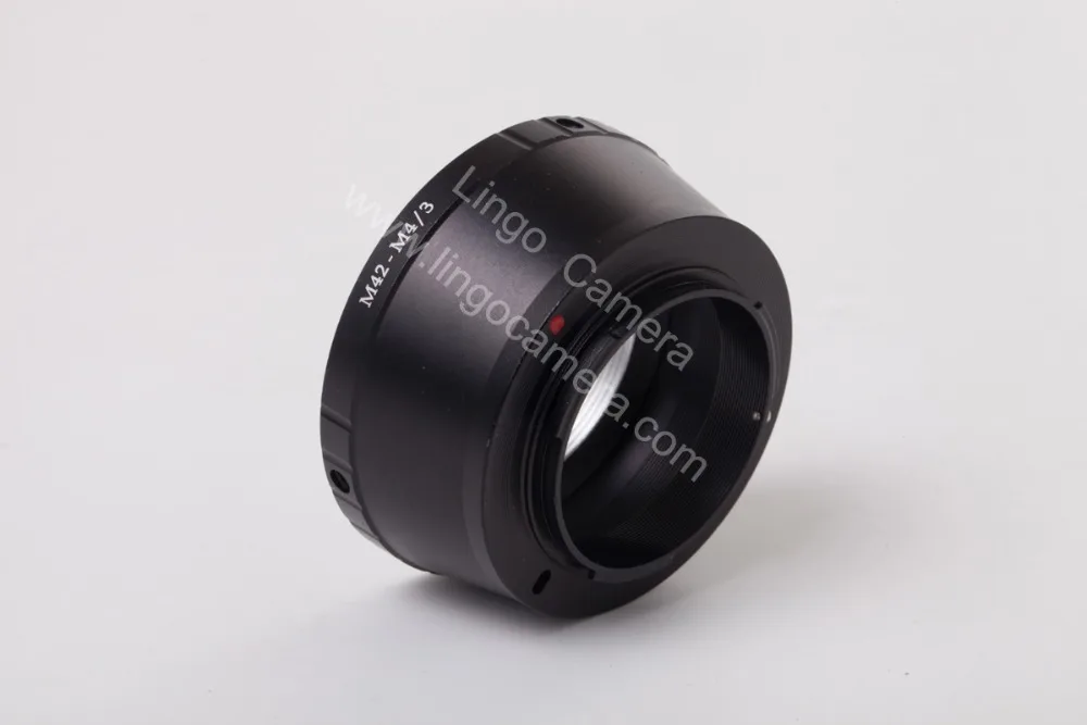 Anillo adaptador de lente M42-M4/3, M42, montaje de tornillo a Micro 4/3, cuatro tercios, adaptador de montaje de cámara de sistema M43