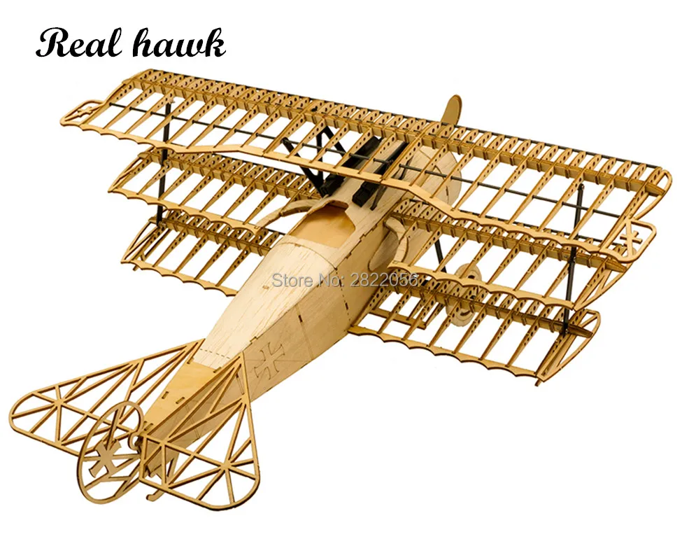 FAI DA TE, di Legno Kit di Costruzione, Costruzione di Giocattoli, Regalo Di Natale, 1:18 Modelli Fokker DRI Statica X11