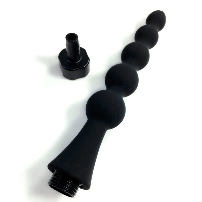 حقنة شرجية بيديه بحجم 1 قطعة, حقنة شرجية لتنظيف فتحة الشرج يمكن إعادة استخدامها أثناء الاستحمام #1