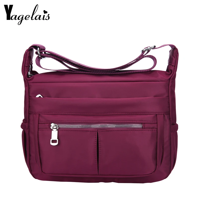 

New Women Messenger Bags For Ladies Waterproof Nylon Handbag Crossbody Shoulder Bag Bolsa Feminina Dropship Shopping Tote Hobos