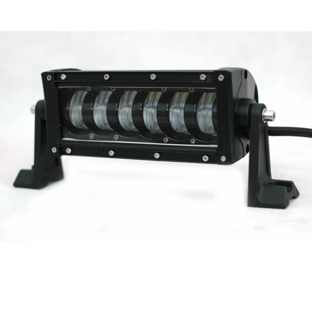 New 10.6 Inch 48W Single Row Led Light Bar Hi Lo Beam 12V 24V Offroad Driving Bar Light For Jeep, 4X4, Car, Boat, Camping
