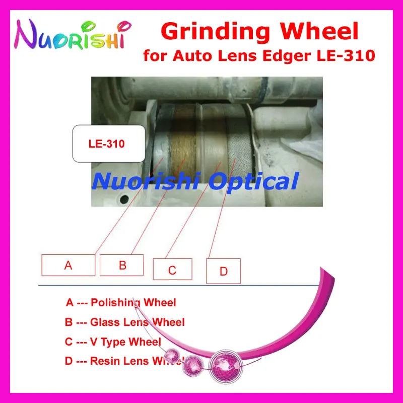 310 Customzied Lens Diamond Grinding Cutting Wheel for Supore Auto Lens Edger LE-310