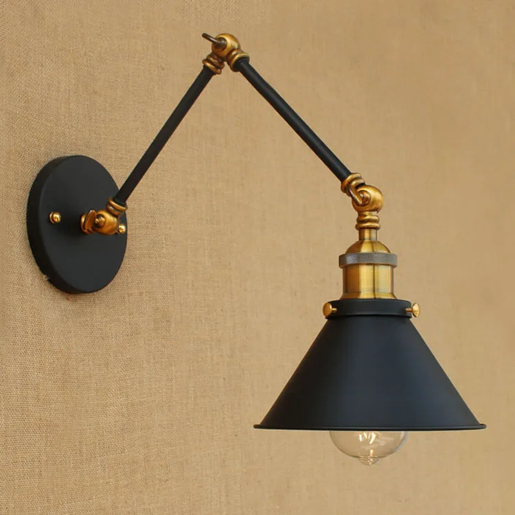 

15cm Retro Loft Industrial Wall Lamp Vintage Swing Long Arm Wall Light Fixtures Edison Wall Sconce Appliques Murales Luminaire