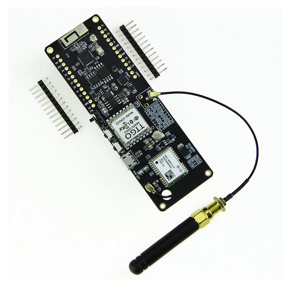 TTGO T-Beam 433MHZ/868MHZ/915MHZ ESP32 WiFi wireless Bluetooth Module ESP 32 GPS NEO-M8N IPEX LORA 32 18650 Battery holder