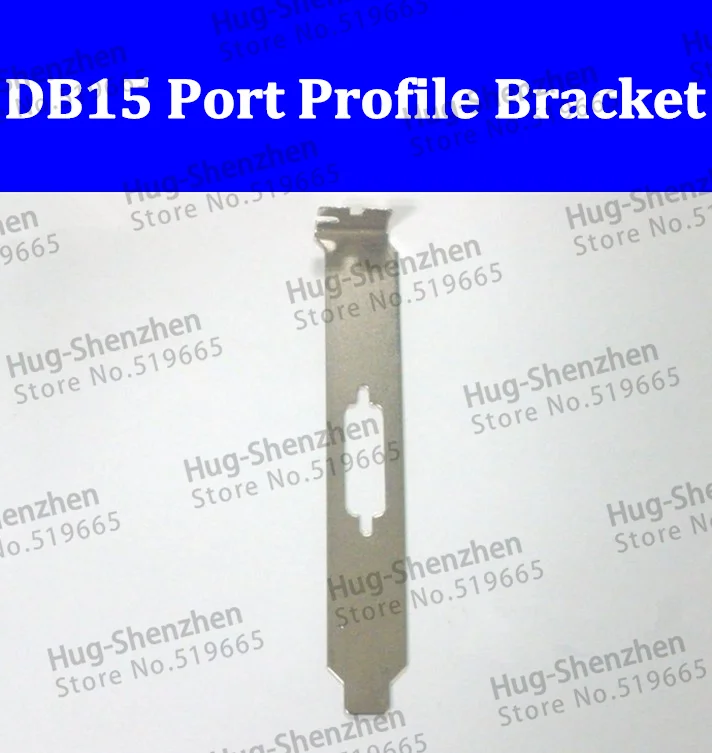 High quality DB15 2Rowl Port Profile Bracket for computer 100pcs/lot