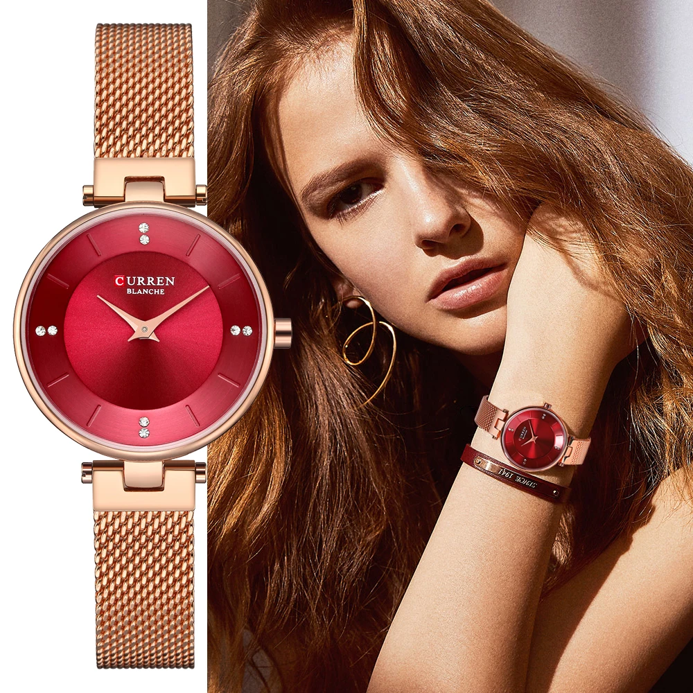 

Top CURREN Women Watch Brabd Fashion Quartz Ladies Wrist Watches Female watch Women Dress Gift Clock Montre Femme reloj mujer