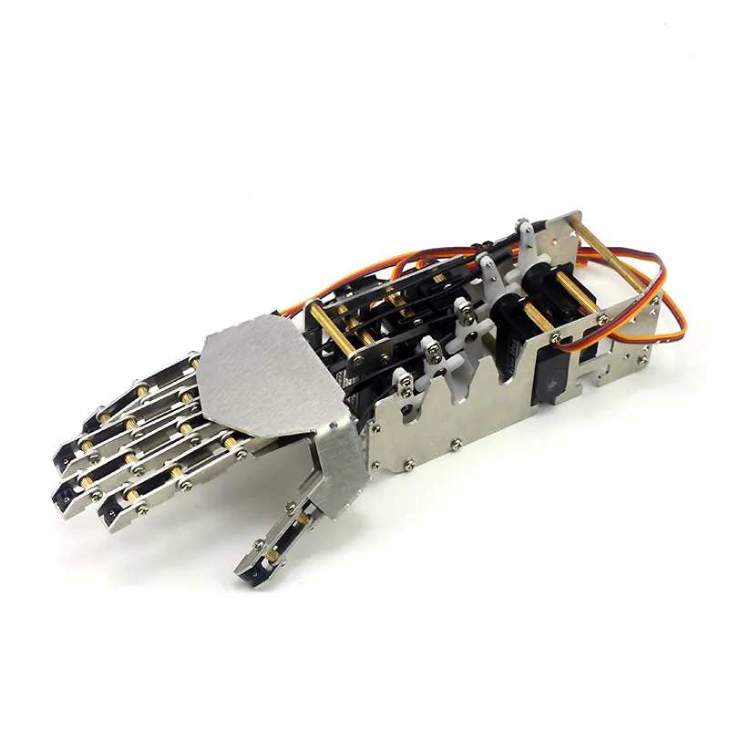 5DOF Metal Robot Hand/Five Fingers/Mini Bionic/Gripper/Silver/DIY