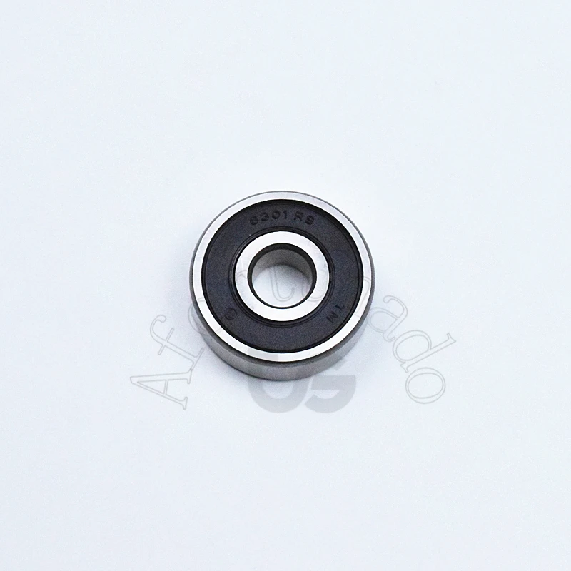 Bearing 1pcs 6301RS 12*37*12(mm) chrome steel Rubber Sealed High speed Mechanical equipment parts