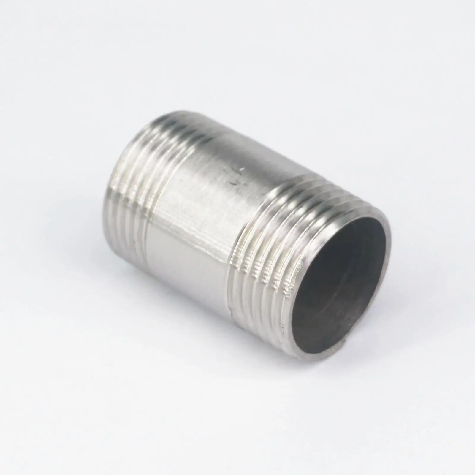 

1" BSP Equal Male Thread Barrel Nipple 304 Stainless Pipe Fitting Connector Coupler water oil air