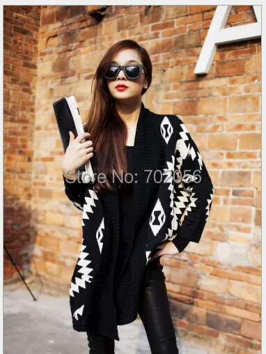 

2016 new Cardigan Cape Knitting Coat lady Poncho shawl wraps Sweater #3635