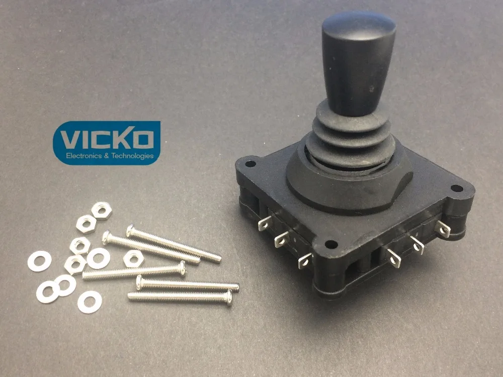 

[VK] Import switch type joystick CV4-F CV4A-YQ-04R2G Rocker self resetting 360 degree game joystick switch