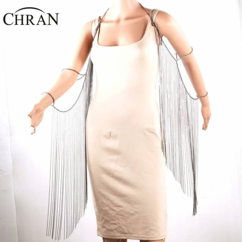 Sexy Beach Chain Women Back Wing Cape Tassel Punk Steampunk Fashion Jewelry