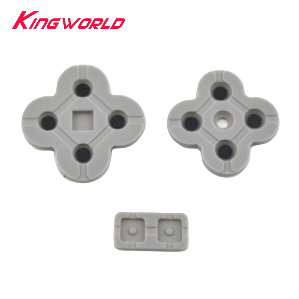 10sets Rubber Conductive Buttons Repair Parts  Button A B D pad select start silicon key press buttons repair For D-SL console