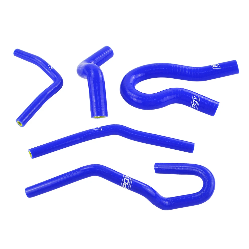 Blue & Yellow D15/16 Silicone Radiator Coolant Hose Silicone hose kit With PQY logo For Honda CIVIC SOHC D15 D16 EG EK 92-00