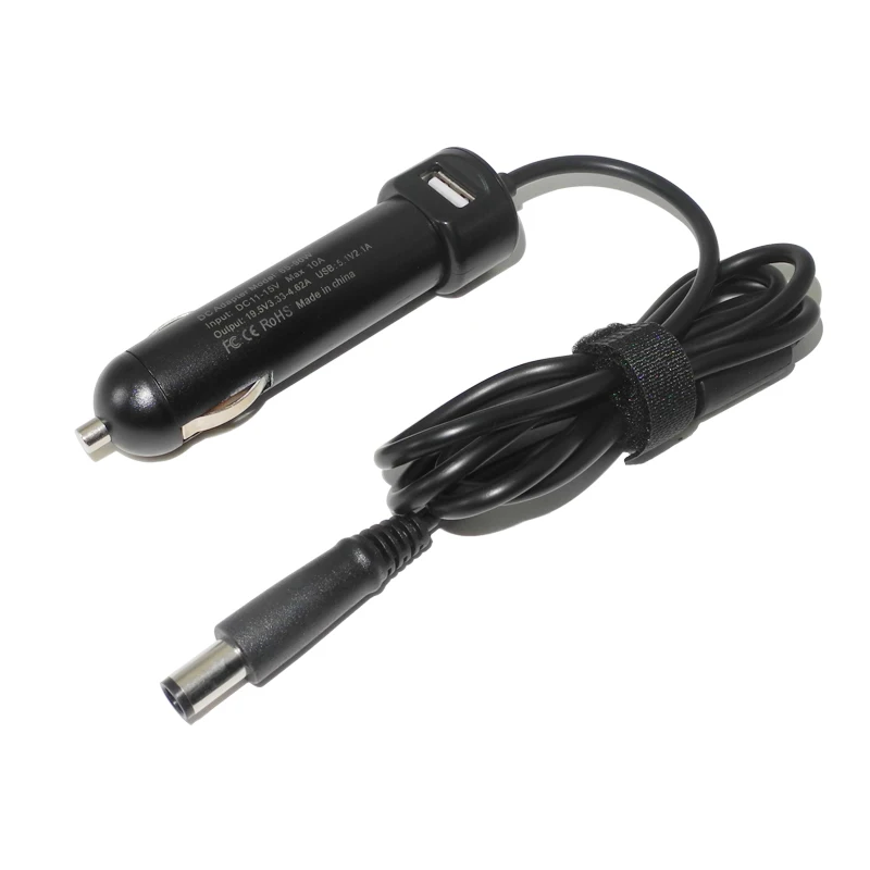 19.5V 3.34A 4.64A 90W Car Charger Laptop Adapter for Dell Latitude E5270 E5450 E5470 E5570 E7270 E7450 E7470 Inspiron N5010