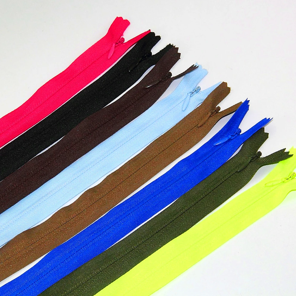 20pcs/lot Invisible Zipper for Clothing Accessories, Cushion, Back Zipper, Dark Skirt, 70cm,  High Quality