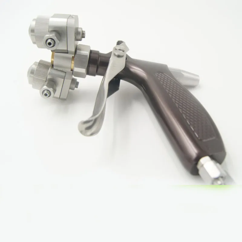 PISTOLA DE PULVERIZACIÓN Manual SAT1204, doble boquilla, pulverizador de pintura
