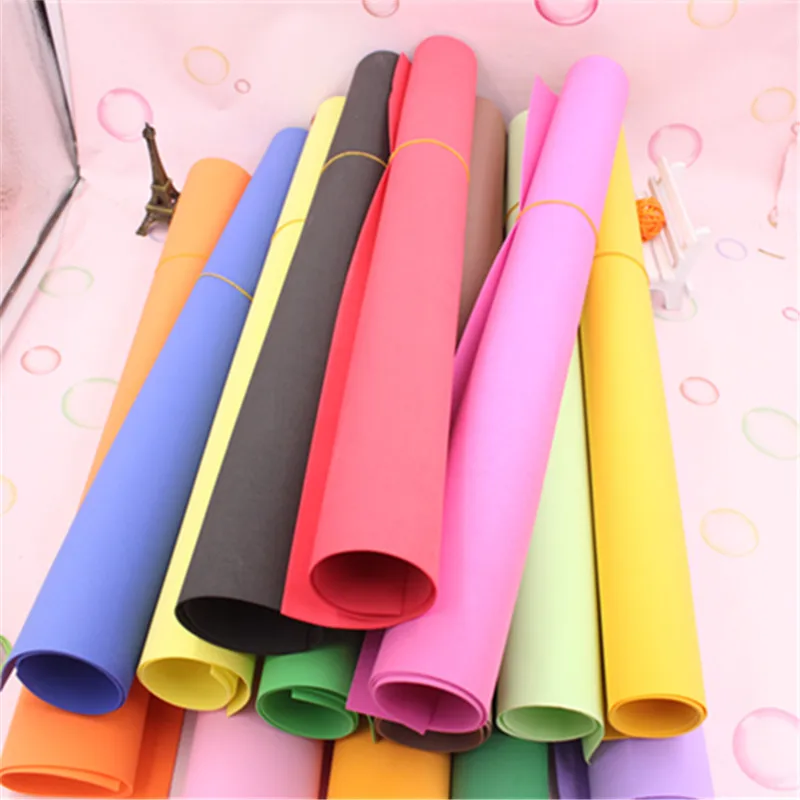 50*100 Cm 2mm Thick PE Foam Sponge Paper Handmade Scrapbooking Crafts for Flowers Background Wall Decoration DIY Handmade Gift