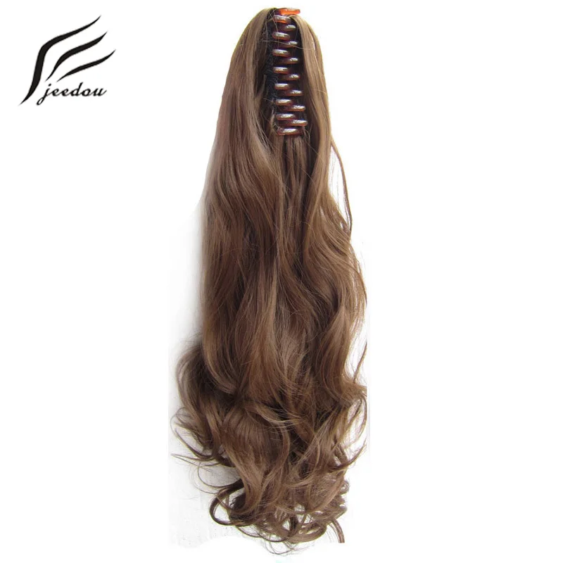 Jeedou Claw Ponytail Wavy Synthetic Hair 22\