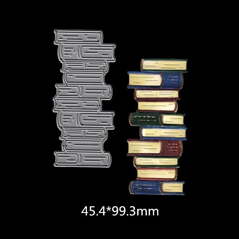 Book Stack Metal Cutting Dies Stencils for DIY Scrapbooking Album Stamp Card Embossing New 2019 Die Cut