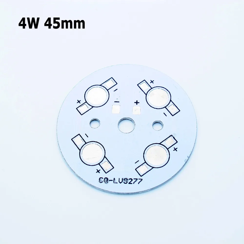 Wholesale LED Heat Sink Aluminum Base Plate 3W 4W 5W 7W 9W 12W 15W 18W LED PCB Board DIY for 1W High Power LED Bulb Chip