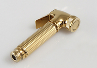 Golden Brass Torneira Toilet Handheld Shower Set Diaper Sprayer Shattaf Golde Bidet Sprayer jet Douche kit BD299