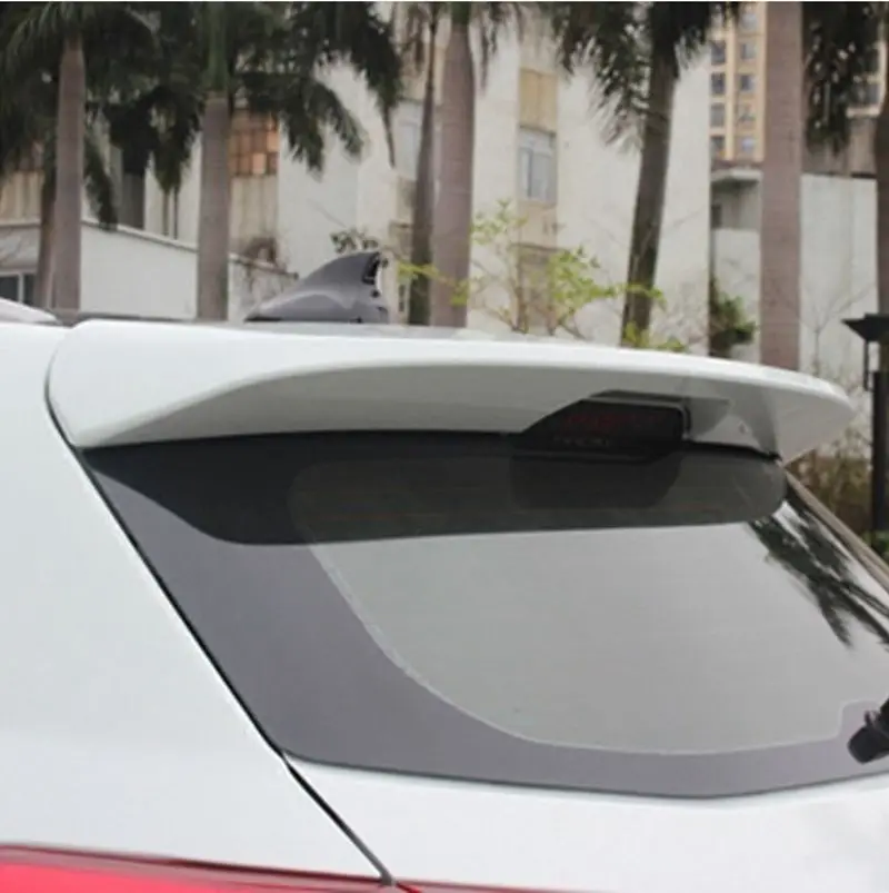 Car Styling ABS Plastic Unpainted Primer Color Tail Trunk Rear Wing Spoiler Decoration Fit For Hyundai Creta ix25 2014 2015 2016