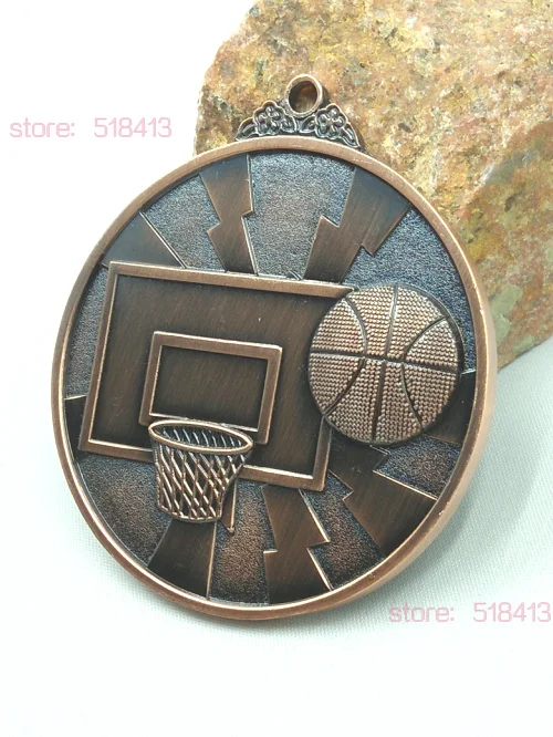 Basketball Kindergarten Schule Sportmedaille Gold Silber Bronze Bewegung, Ehre Kommunikationsfähigkeit/Selbstvertrauen Entwicklung 2021