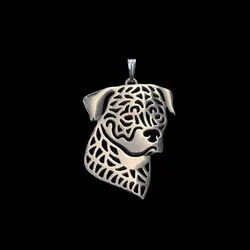 Women Alloy Dog Pet Pendants Rottweiler Jewelry Pendants