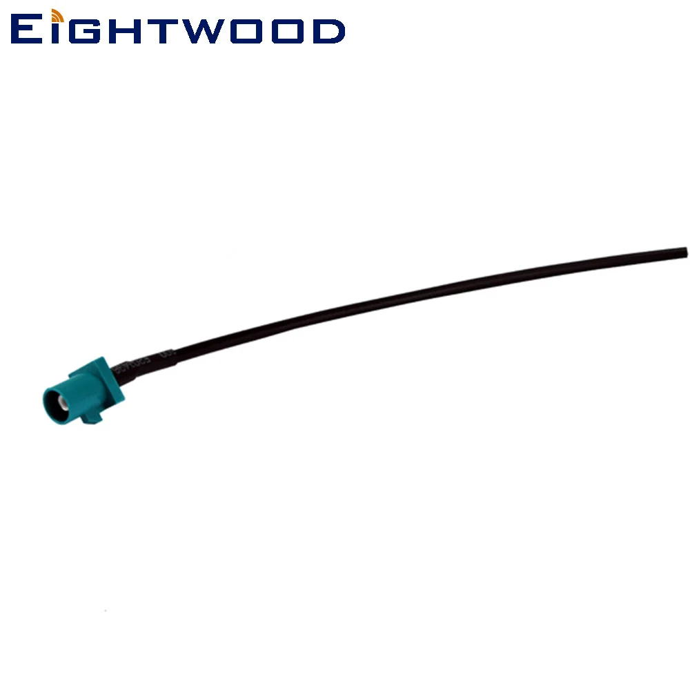 Eightwood Car GPS Radio Antenna Adapter Cable Radio Antenna Extension Cable Fakra Z Male Pigtail RG174 15cm Customizable