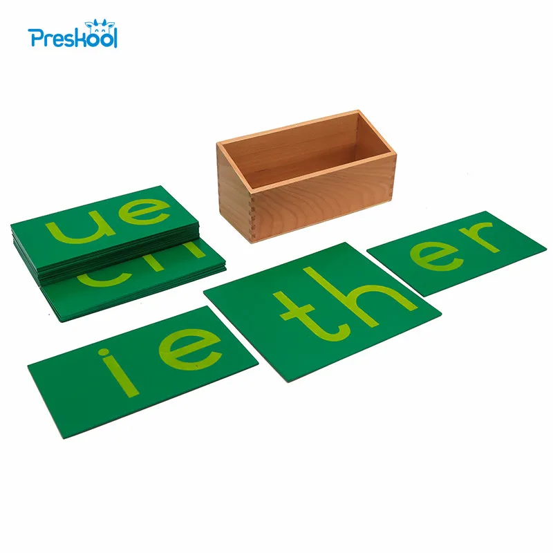 Baby Toy Montessori Language Lower Case Double Sandpaper Letters Early Preschool Brinquedos Juguetes