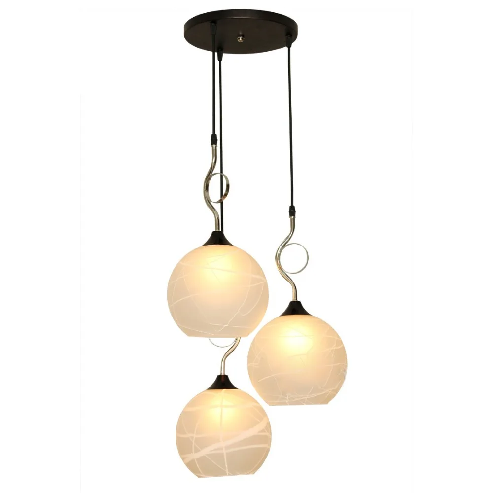 

Dining Room Pendant Lamp Modern Round Top Glass Bar Counter Hanging Light Stairs Case Porch Hallway Pendant Lighting Fixture