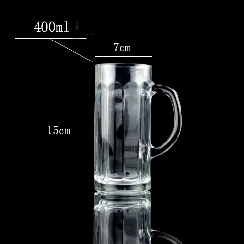 

1 шт., Хрустальная пивная чашка (H15cm * Dia7cm)