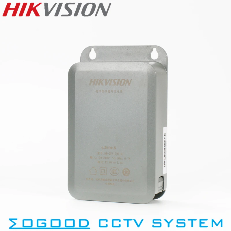 Hikvision DS-2FA1202-B Original  Power Supply  DC12V/2A For Camera Microphone Waterproof Outdoor Use Lightning Protection