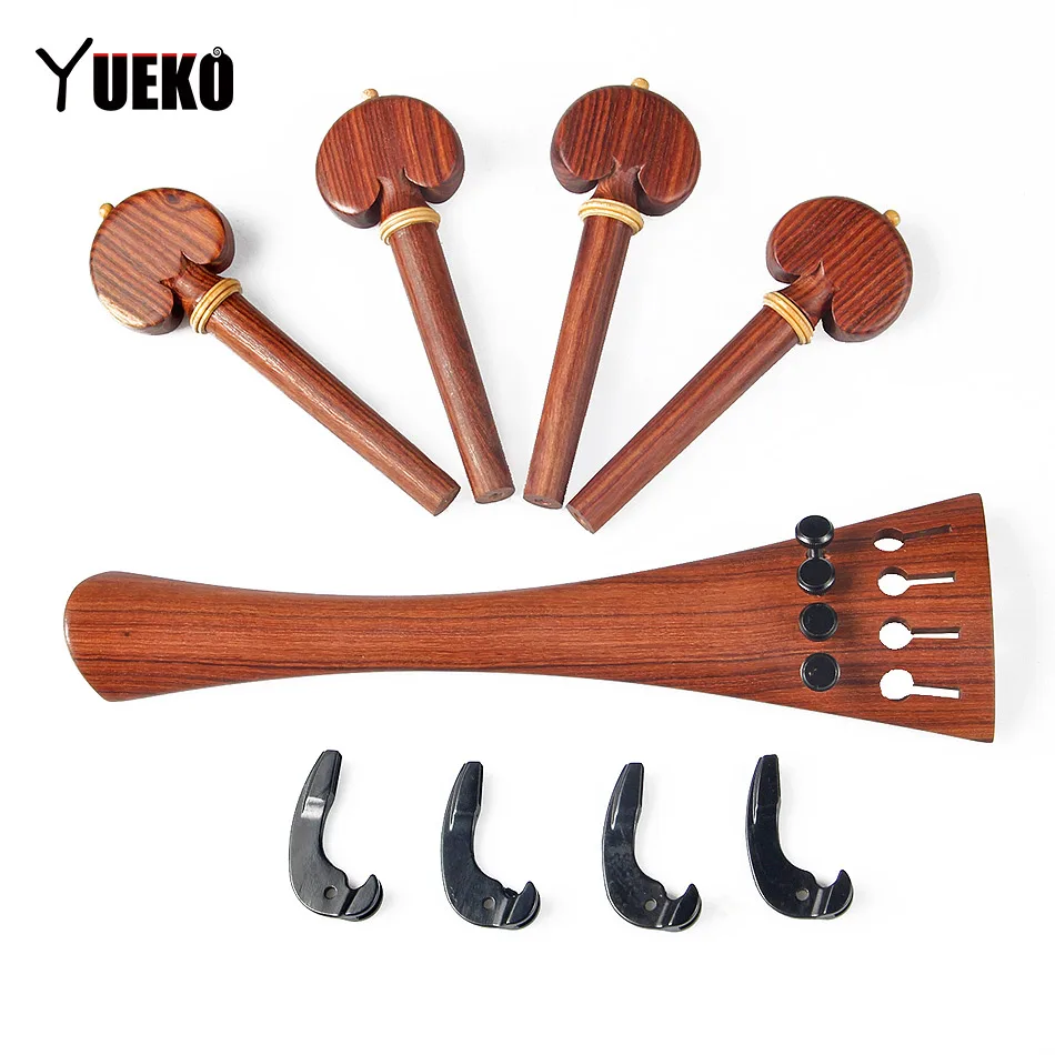 YUEKO cello parts set Red sandalwood high quality cello accessories