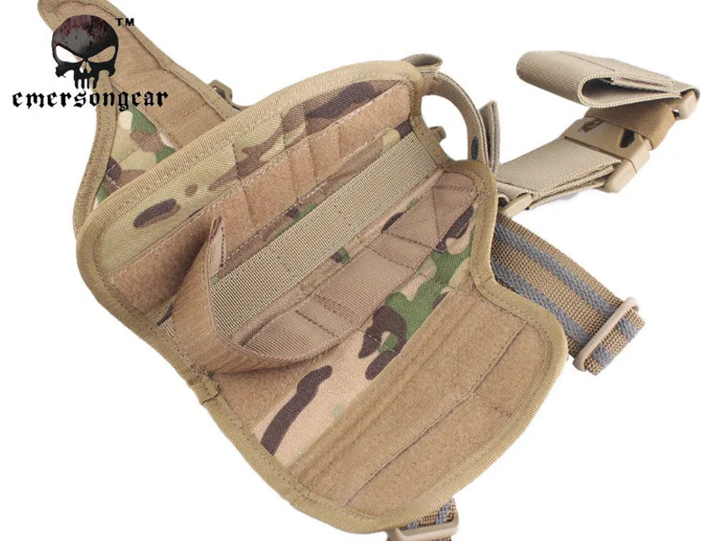 Imagem -06 - Emersongear-coldre Tático Universal Coxa Multicam Em6204