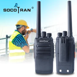 Radio ham comunicador portátil de dos vías, estación de radio UHF 400-470MHz, walkie-talkie, transceptor portátil para negocios comerciales